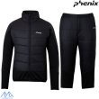 画像1: フェニックス  中綿入 インシュレーション ミドル ジャケット ＆ パンツ ブラック PHENIX Padding Middle Jacket  3/4 Middle Pants (1)