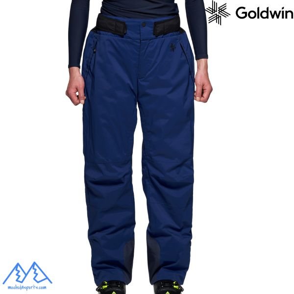 画像1: ゴールドウイン スキーパンツ Ｍサイズ Goldwin G-Solid Color Wide Pants G33355B DZ ディープブルー (1)