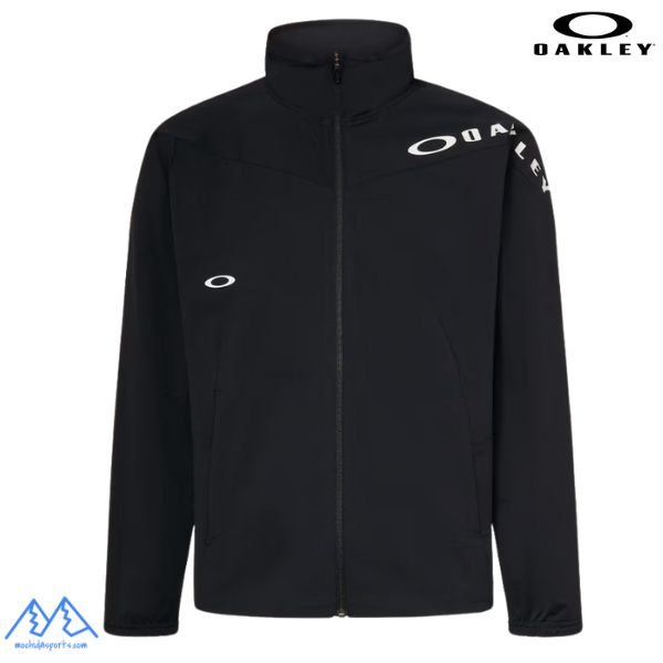 画像1: オークリー トレーニング ウェア 吸汗速乾 ジャケット ジャージ ブラック OAKLEY ENHANCE TECH JERSEY JACKET 15.0 BLACKOUT (1)