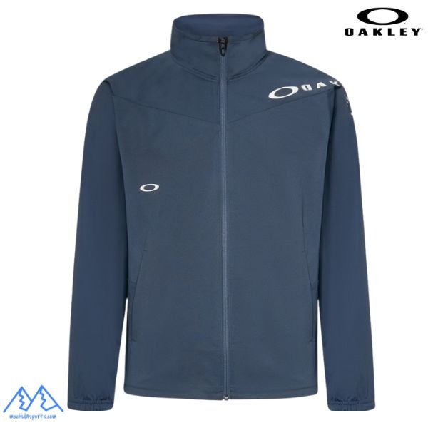 画像1: オークリー トレーニング ウェア 吸汗速乾 ジャケット ジャージ ブルーグレー OAKLEY ENHANCE TECH JERSEY JACKET 15.0 DARK SLATE (1)