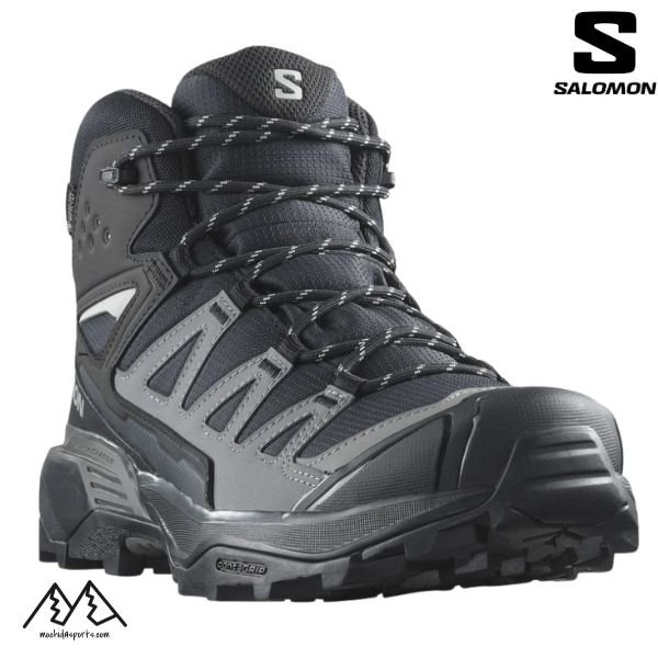 画像1: サロモン ゴアテックス ハイキング シューズ ブラック トレッキング ウォーキング SALOMON X ULTRA 360 MID GORE-TEX Black / Magnet / Pewter (1)