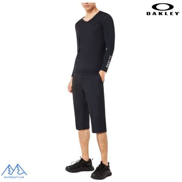 画像5: オークリー クォーターパンツ ブラック OAKLEY ENHANCE MOBILITY QUARTER PT 6.0 BLACKOUT  (5)