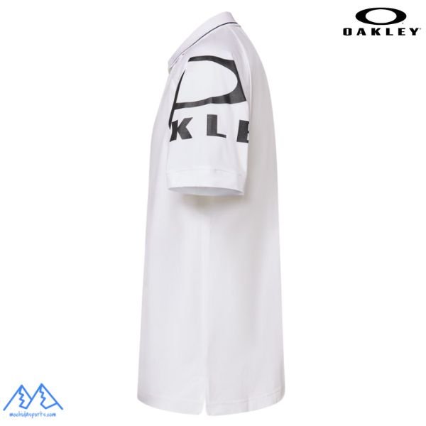 画像3: オークリー 半袖 ポロシャツ ホワイト 吸汗速乾 伸縮 形状安定 軽量 OAKLEY O-Sync Pack Knit Ss Polo 2.0 white (3)