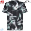 画像2: オークリー Tシャツ ブラック プリント 軽量 ストレッチ 吸汗速乾 OAKLEY STRIKING QD SS GRAPHIC TEE 7.0 BLACK PRINT (2)