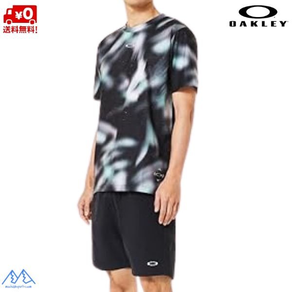 画像4: オークリー Tシャツ ブラック プリント 軽量 ストレッチ 吸汗速乾 OAKLEY STRIKING QD SS GRAPHIC TEE 7.0 BLACK PRINT (4)