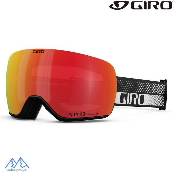 画像1: ジロ スキー ゴーグル アーティクル II アジアンフィット ブラック ホワイト GIRO ARTICLE II BLACK & WHITE FLOW VIVID Ember (1)