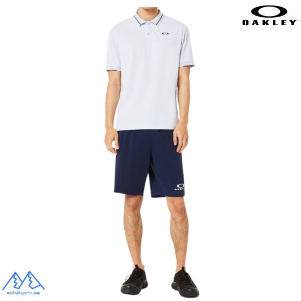 画像5: オークリー 半袖 鹿の子 ポロシャツ ライトブルー 吸汗速乾 伸縮 形状安定 軽量 OAKLEY O-Sync Pack Polo Essential 1.0 ARTIC ICE (5)