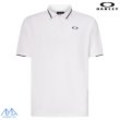 画像1: オークリー 半袖 鹿の子 ポロシャツ ホワイト 吸汗速乾 伸縮 形状安定 軽量 OAKLEY O-Sync Pack Polo Essential 1.0 WHITE (1)