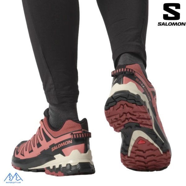 画像7: サロモン レディース トレイルランニング シューズ ゴアテックス SALOMON XA PRO 3D V9 GTX W GORE-TEX COHIDE BLACK (7)