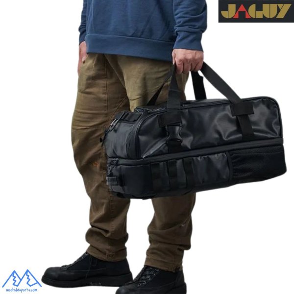 画像3: ヤガイ スキー ブーツバッグ ヘルメット ブーツバックパック オールインワン 3ウェイギアバック 35L ブラック JAGUY BLACK LINE ALL IN ONE 3 WAY GEAR BAG 35L (3)