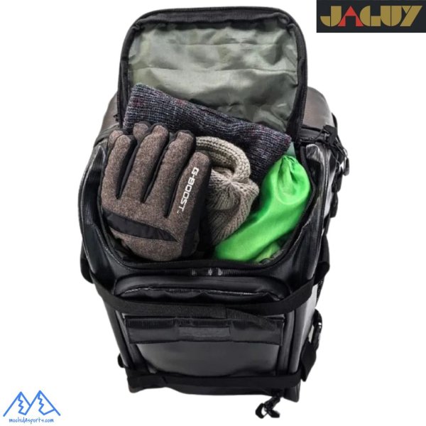 画像6: ヤガイ スキー ブーツバッグ ヘルメット ブーツバックパック オールインワン 3ウェイギアバック 35L ブラック JAGUY BLACK LINE ALL IN ONE 3 WAY GEAR BAG 35L (6)