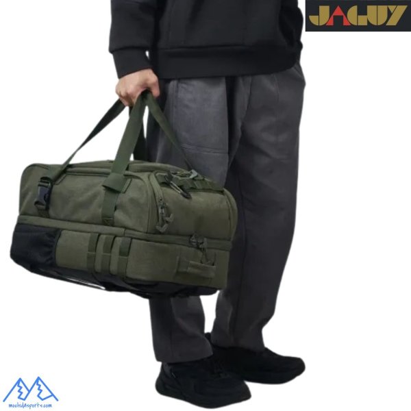画像3: ヤガイ スキー ブーツバッグ ヘルメット ブーツバックパック オールインワン 3ウェイギアバック 35L オリーブドラブ JAGUY ALL IN ONE 3 WAY GEAR BAG 35L (3)