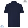 画像2: オークリー 半袖 ポロシャツ ネイビー 吸汗速乾性 伸縮性 接触冷感性 OAKLEY O-TECH COLD ACLIFE SS POLO 3.0 FATHOM (2)