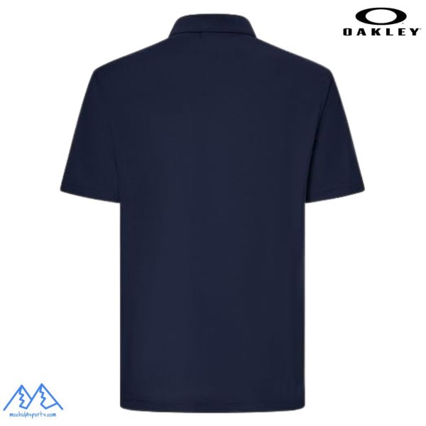 画像2: オークリー 半袖 ポロシャツ ネイビー 吸汗速乾性 伸縮性 接触冷感性 OAKLEY O-TECH COLD ACLIFE SS POLO 3.0 FATHOM (2)