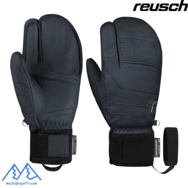 画像1: ロイシュ スキーグローブ REUSCH HIGHLAND R-TEX XT LOBSTER DRESS BLUE ロイッシュ グローブ ドレスブルー ネイビー ロブスター 3本指 (1)