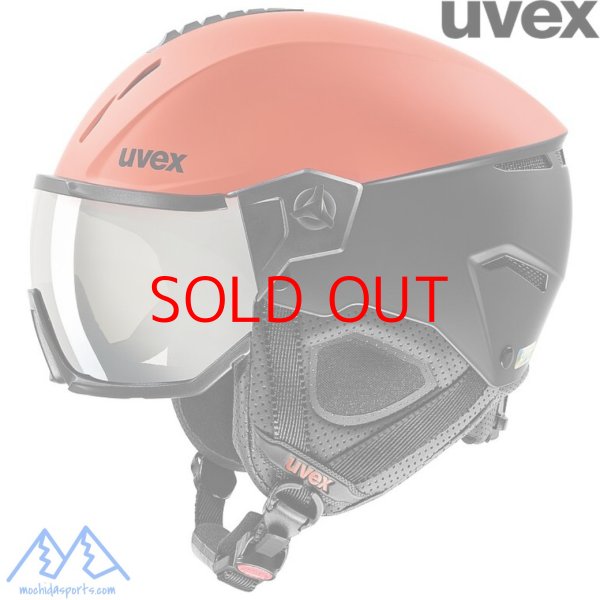 画像1: ウベックス スキー バイザーヘルメット フィアースレッド ブラックマット UVEX INSTINCT VISOR RED BLACK (1)