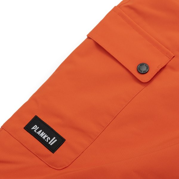 画像9: プランクス グッドタイムス インシュレーテッドジャケット パンツ ジャングル オレンジ PLANKS GOOD TIMES INSULATED JACKET JUNGLE PALM＆ PANT LIFEBOAT ORANGE (9)