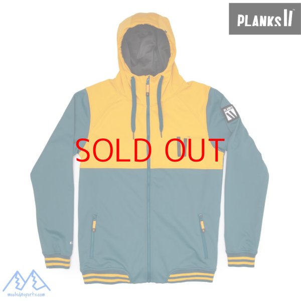 画像1: プランクス リユニオン ソフトシェルジャケット ブルー イエロー PLANKS REUNION SOFTSHELL JACKET OCEAN BLUE (1)