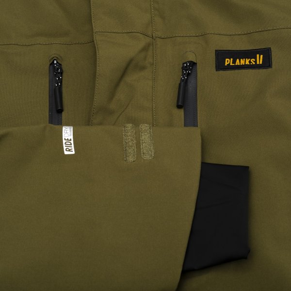 画像4: プランクス グッドタイムス インシュレーテッドジャケット アーミーグリーン フィールグッド パンツ ジャングル PLANKS GOOD TIMES INSULATED JACKET ＆ FEEL GOOD PANT ARMY GREEN JUNGLE PALM (4)