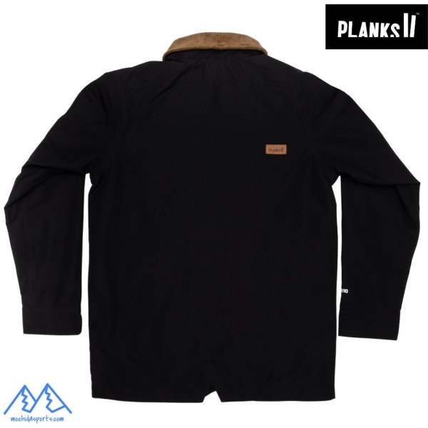 画像2: プランクス スローダウン カラードジャケット ブラック PLANKS THROW-DOWN COLLARED JACKET BLACK (2)