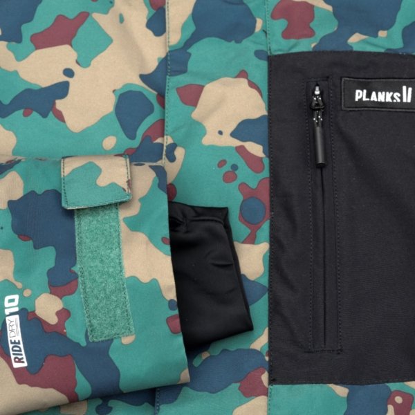 画像5: プランクス フィールグッド インシュレーテッドジャケット パンツ カモ ピーコック PLANKS FEEL GOOD INSULATED JACKET ＆ PANT AUTUMN CAMO PEACOCK (5)