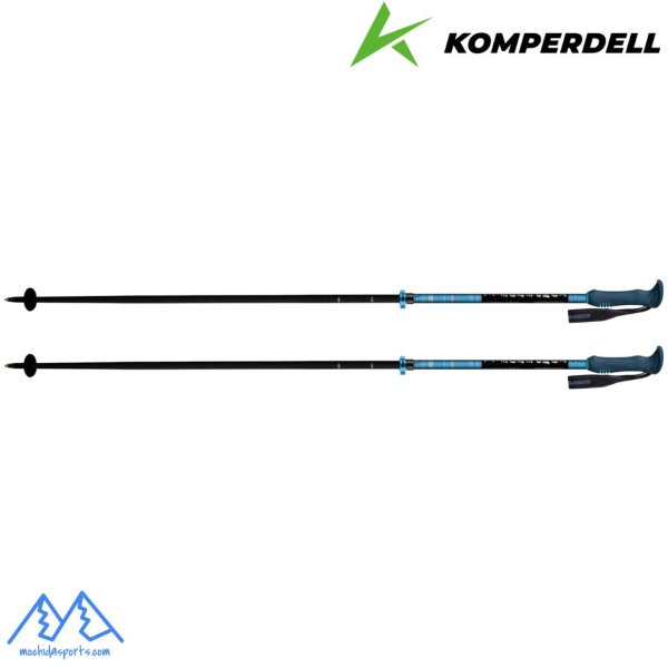 画像2: コンパーデル サイズ調整式 スキーポール ジャパンモデル カーボンプロ バリオ ブルー KOMPERDELL Carbon PRO VARIO BLUE JP model 伸縮スキーポール  (2)
