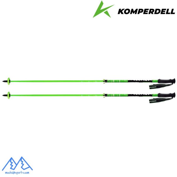 画像2: コンパーデル サイズ調整式 スキーポール ジャパンモデル カーボンプロ バリオ スーパーライト-S グリーン 小さめグリップ KOMPERDELL Carbon PRO VARIO SUPER LIGHT-S JP model GREEN 伸縮スキーポール  (2)