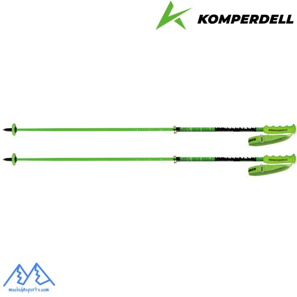 画像2: コンパーデル サイズ調整式 スキーポール ジャパンモデル カーボンプロ バリオ グリーン KOMPERDELL Carbon PRO VARIO GREEN JAPAN 伸縮スキーポール  (2)