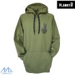 画像1: プランクス ハンドオブシュレッド フーディー スウェットパーカー カーキ PLANKS HAND OF SHRED HOODY ARMY GREEN (1)