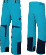 画像1: ご予約商品 オンヨネ デモ チーム スキーパンツ ターコイズ ネイビー ONYONE DEMO TEAM OUTER PANTS B.TURQUOISE×NAVY ONP98450R 624688 (1)