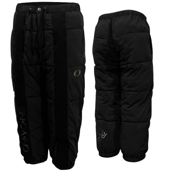 画像1: ご予約商品 オンヨネ 中綿入り ミドルパンツ インナーパンツ ADデザインモデル ブラック ONYONE STRETCH PUFF MID PT ver.AD BLACK ONJ98557AD 009 (1)