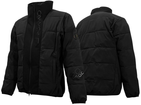画像1: ご予約商品 オンヨネ 中綿入り ミドルジャケット ADデザインモデル ブラック ONYONE STRETCH PUFF MID JK ver.AD BLACK ONJ98506AD 009 (1)