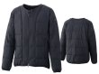 画像1: ご予約商品 オンヨネ 中綿入り ノーカラー ミドルジャケット ブラック ONYONE NO COLLAR PUFF MID JK BLACK ONJ98507 009 (1)