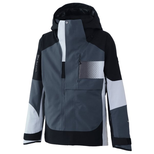 画像1: ご予約商品 オンヨネ デモ スキージャケット チャコール ブラック ONYONE DEMO OUTER JACKET CHARCOAL×BLACK ONJ98042R 008009 (1)