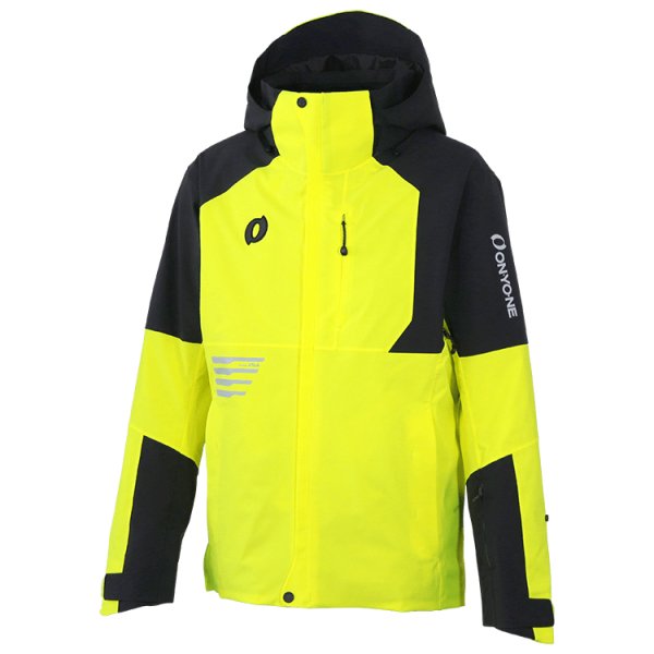 画像1: ご予約商品 オンヨネ デモ チーム スキージャケット イエロー ブラック ONYONE DEMO TEAM OUTER JACKET F.YELLOW×BLACK ONJ98400R F280009 (1)