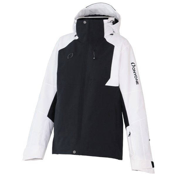 画像1: ご予約商品 オンヨネ レディース デモ チーム スキージャケット ブラック ホワイト ONYONE LADIES' DEMO TEAM OUTER JACKET BLACK×WHITE ONJ88420R 009100 (1)