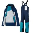 画像1: ご予約商品 オンヨネ エッジ シェル スキーウェア ネイビー ONYONE EDGE SHELL OUTER JACKET&BIB PANTS NAVY ONJ98301R 688 ONP98311R 688 (1)