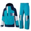 画像1: ご予約商品 オンヨネ デモ スキーウェア ターコイズ ネイビー ホワイト ONYONE DEMO OUTER JACKET＆PANTS B.TURQUOISE×NAVY/B.TURQUOISE×WHITE ONJ98042R 624688 ONP98052R 624100 (1)