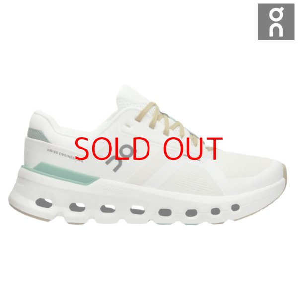 画像1: On Cloudrunner 2 オン クラウドランナー 2  ホワイト グリーン ランニングシューズ レディース White | Green (1)