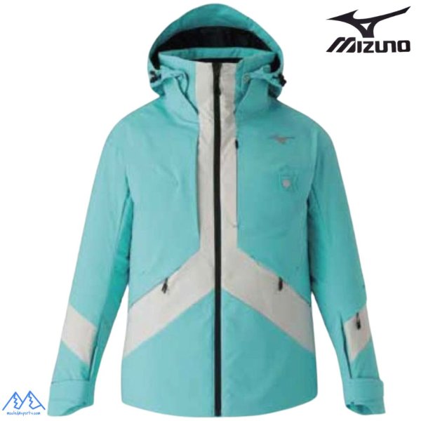 画像2: ミズノ スキーウエア カプリブルー シルバーバーチ Sサイズ MIZUNO DEMO SOLID SKI PARKA + DEMO SOLID SKI PANTS (2)