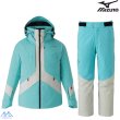 画像1: ご予約商品 ミズノ スキーウエア カプリブルー シルバーバーチ MIZUNO DEMO SOLID SKI PARKA + DEMO SOLID SKI PANTS (1)