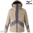 画像2: ご予約商品 ミズノ スキーウエア トラバーチンベージュ クワイエットシェイドグレー MIZUNO DEMO SOLID SKI PARKA + DEMO SOLID SKI PANTS (2)
