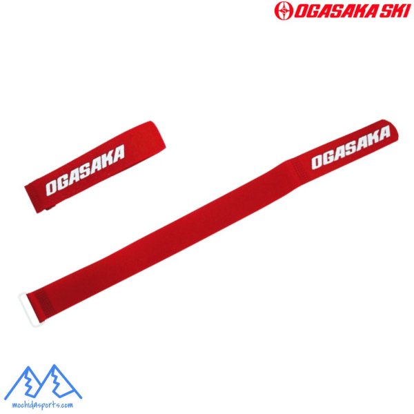 画像1: ご予約商品 オガサカ スキーポール バンド ストック ストラップ レッド OGASAKA POLE BAND MG-2 RED２本組  (1)
