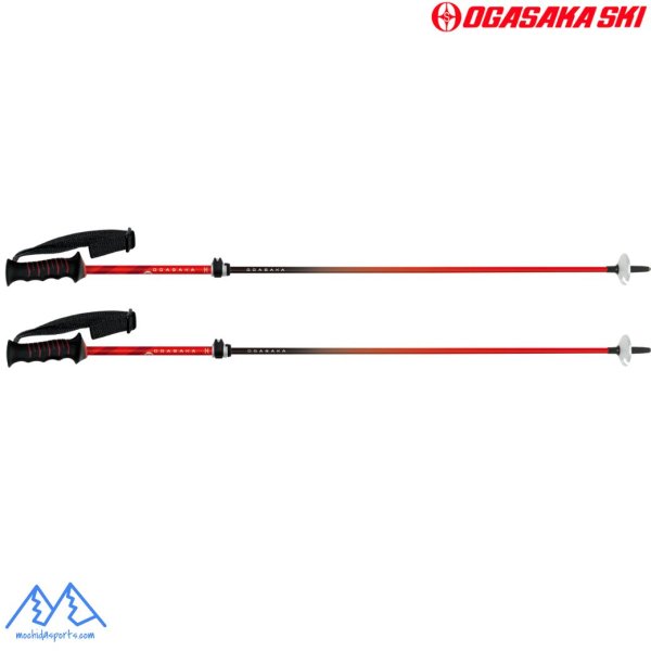 画像2: オガサカ サイズ調整式 ストック スキーポール LC FS レッド 95-120cm OGASAKA LC-FS RD (2)