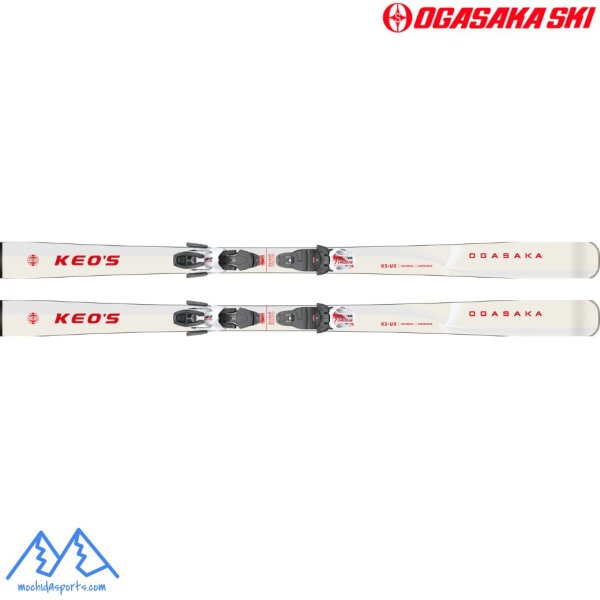 画像1: ご予約商品 オガサカ スキー KEO'S ケオッズ KS-UX/WT ホワイト + SLR10GW ビンディングセット OGASAKA  KS UX (1)