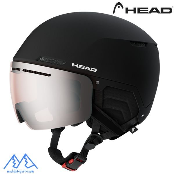 画像1: ご予約商品 ヘッド バイザーヘルメット シネマ  HEAD CINEMA VISOR SKI HELMET BLACK ブラック (1)