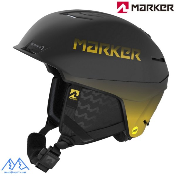 画像1: マーカー スキー ヘルメット アンパイヤ2 ミップス イエロー ブラック MARKER AMPIRE2 MIPS YELLOW BLACK (1)