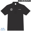 画像1: ご予約商品 レクザム 吸汗速乾 UVケア ポロシャツ ブラック REXXAM POLO SHIRTS BLACK (1)