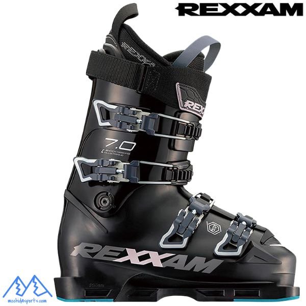 画像1: レクザム スキーブーツ XX-7.0 フリーライド ブラック REXXAM XX7.0 MOGUL & FREE-RIDEレグザム  (1)