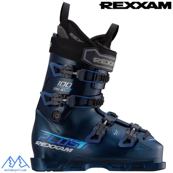 画像1: レクザム スキーブーツ 軽量 オールラウンド REXXAM R-EVO PLUS 100  ネイビー レグザム  (1)